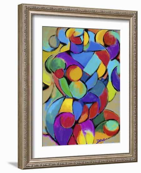 Mother and Child III-Diana Ong-Framed Giclee Print