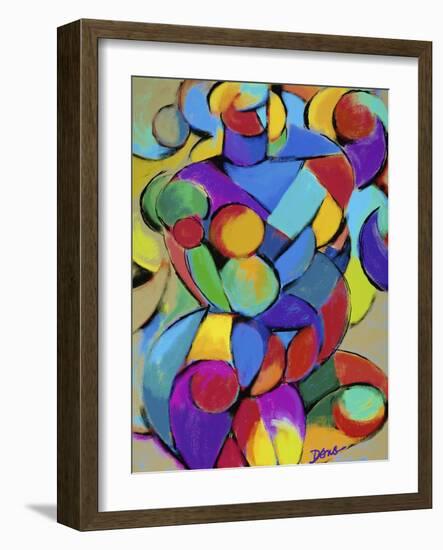 Mother and Child III-Diana Ong-Framed Giclee Print