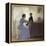 Mother and Child in an Interior, 1898-Peter Ilsted-Framed Premier Image Canvas