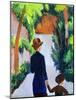 Mother and Child in the Park, 1914-Auguste Macke-Mounted Giclee Print