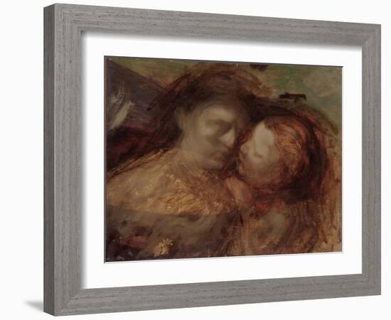 Mother and Child, Late 1890s-Eugene Carriere-Framed Giclee Print