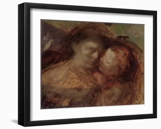 Mother and Child, Late 1890s-Eugene Carriere-Framed Giclee Print