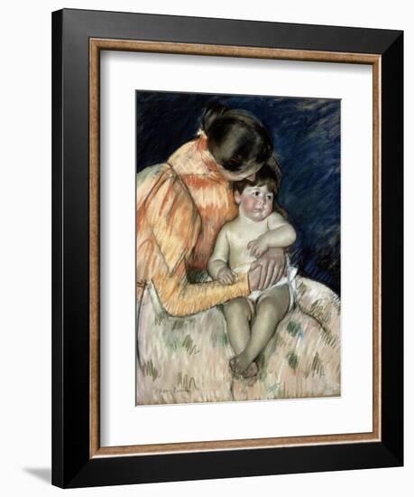 Mother and Child, Late 19th or Early 20th Century-Mary Cassatt-Framed Giclee Print