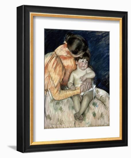 Mother and Child, Late 19th or Early 20th Century-Mary Cassatt-Framed Giclee Print