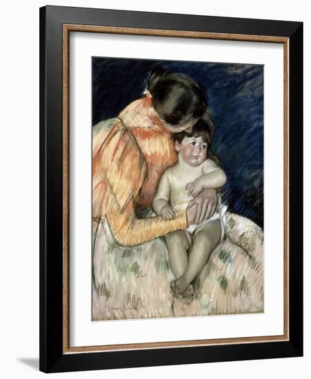 Mother and Child, Late 19th or Early 20th Century-Mary Cassatt-Framed Giclee Print