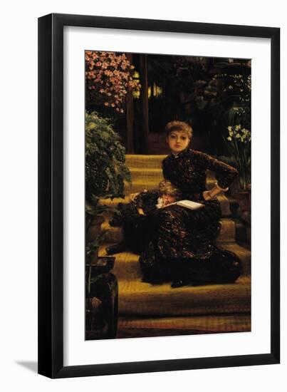 Mother and Child or the Older Sister, circa 1881-James Tissot-Framed Giclee Print