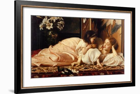 Mother and Child-Frederick Leighton-Framed Art Print