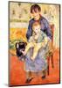 Mother and Child-Pierre-Auguste Renoir-Mounted Giclee Print