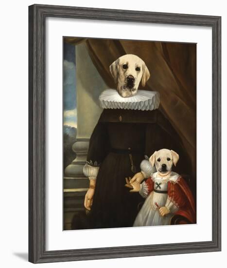 Mother and Child-Thierry Poncelet-Framed Premium Giclee Print