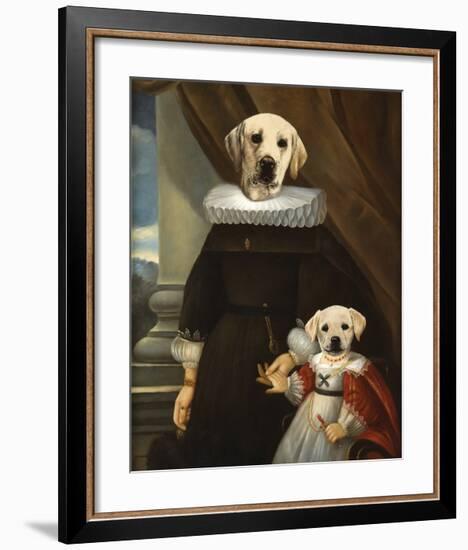 Mother and Child-Thierry Poncelet-Framed Premium Giclee Print