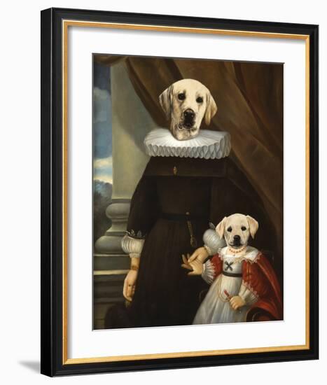 Mother and Child-Thierry Poncelet-Framed Premium Giclee Print