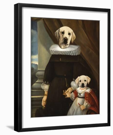 Mother and Child-Thierry Poncelet-Framed Premium Giclee Print