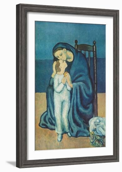 Mother and Child-Pablo Picasso-Framed Collectable Print