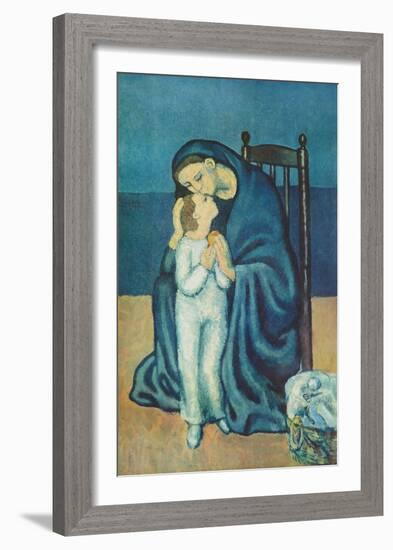 Mother and Child-Pablo Picasso-Framed Collectable Print