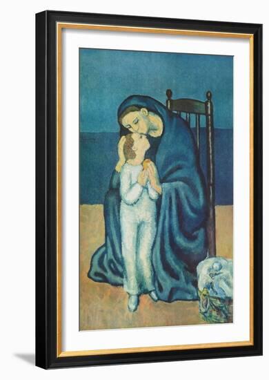 Mother and Child-Pablo Picasso-Framed Collectable Print