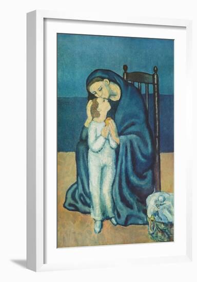 Mother and Child-Pablo Picasso-Framed Collectable Print