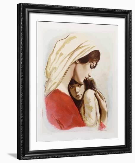 Mother and Child-Sandu Liberman-Framed Limited Edition