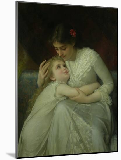 Mother and Child-Emile Munier-Mounted Giclee Print