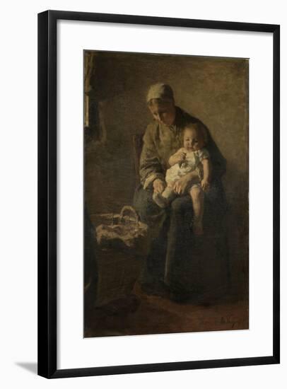 Mother and Child-Albert Neuhuys-Framed Art Print