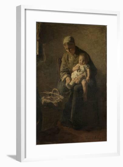 Mother and Child-Albert Neuhuys-Framed Art Print