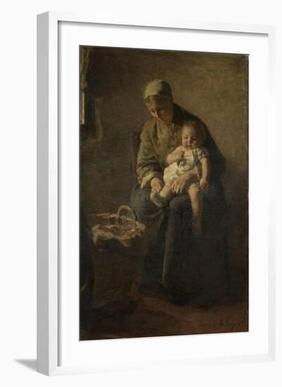 Mother and Child-Albert Neuhuys-Framed Art Print