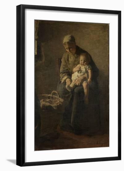 Mother and Child-Albert Neuhuys-Framed Art Print