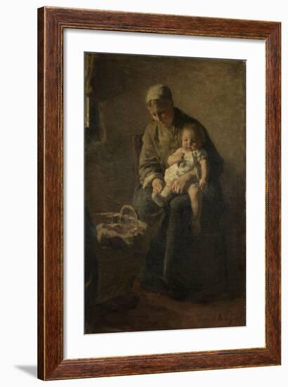 Mother and Child-Albert Neuhuys-Framed Art Print