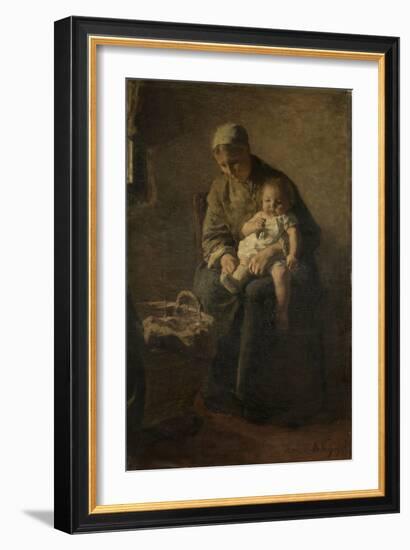 Mother and Child-Albert Neuhuys-Framed Art Print