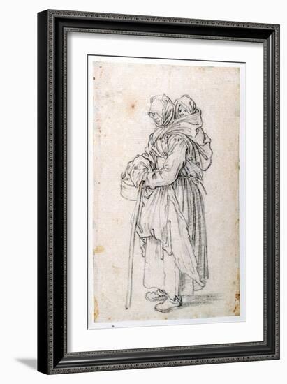 Mother and Child-Jacques Callot-Framed Giclee Print