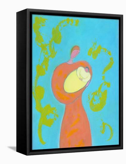 Mother and Child-Marie Bertrand-Framed Premier Image Canvas