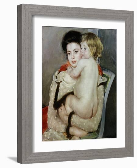 Mother and Child-Mary Cassatt-Framed Giclee Print