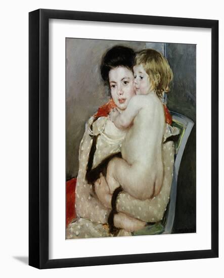 Mother and Child-Mary Cassatt-Framed Giclee Print