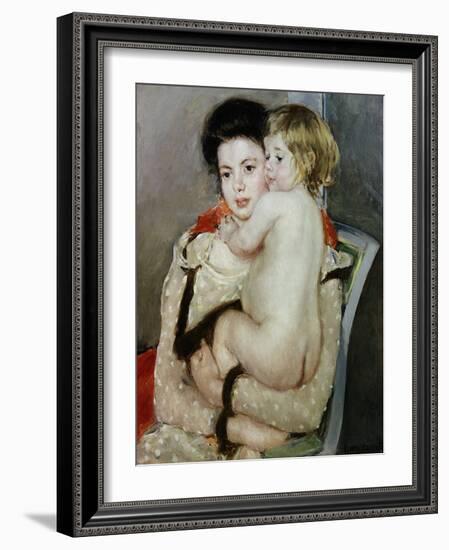 Mother and Child-Mary Cassatt-Framed Giclee Print