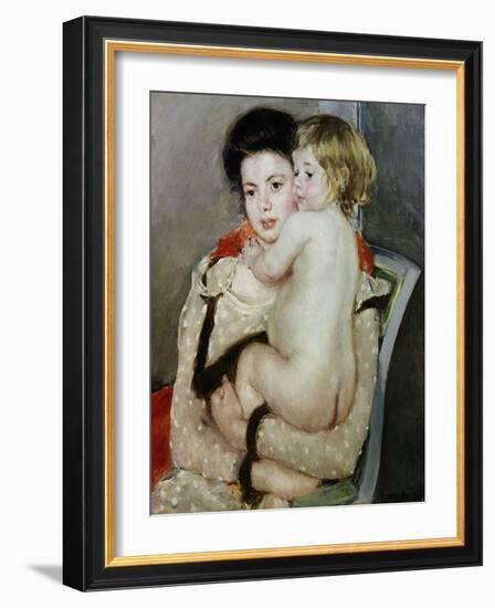 Mother and Child-Mary Cassatt-Framed Giclee Print