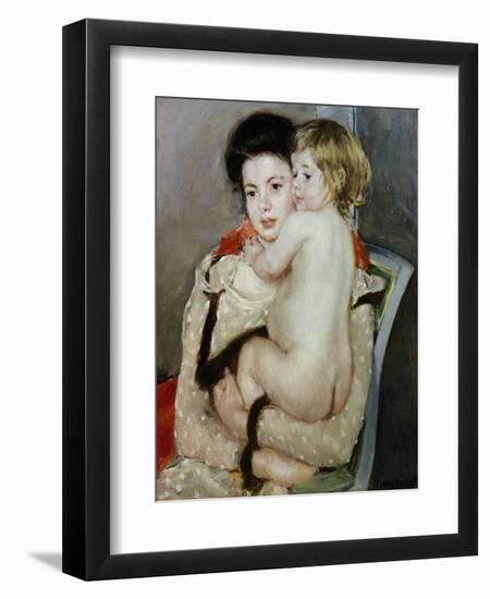 Mother and Child-Mary Cassatt-Framed Giclee Print