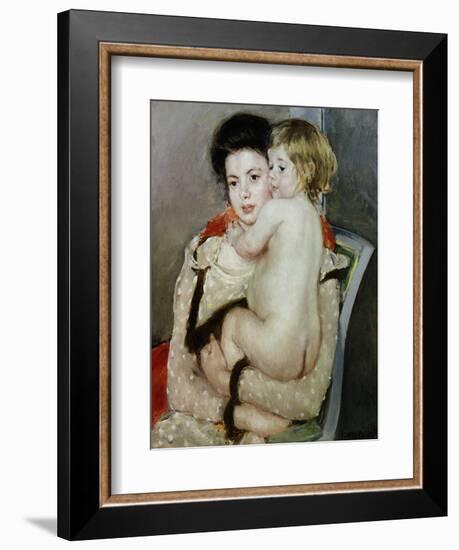 Mother and Child-Mary Cassatt-Framed Premium Giclee Print