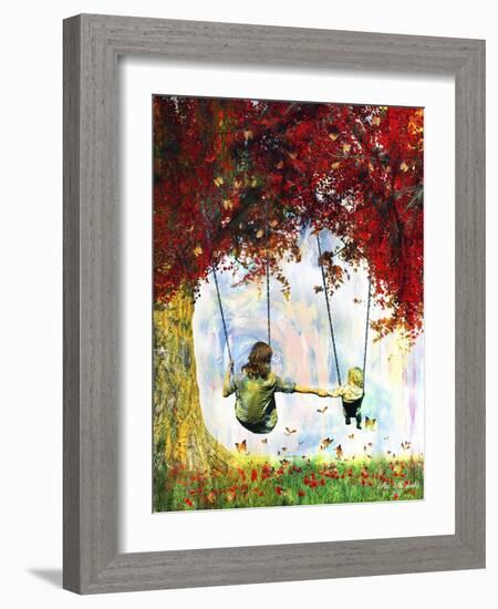 Mother And Child-Ata Alishahi-Framed Giclee Print