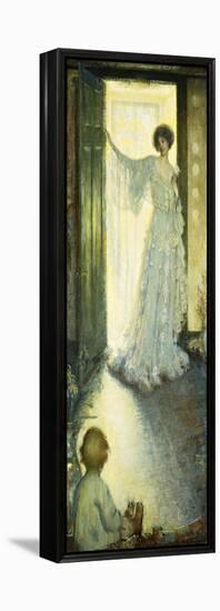 Mother and Child-Philip Leslie Hale-Framed Premier Image Canvas