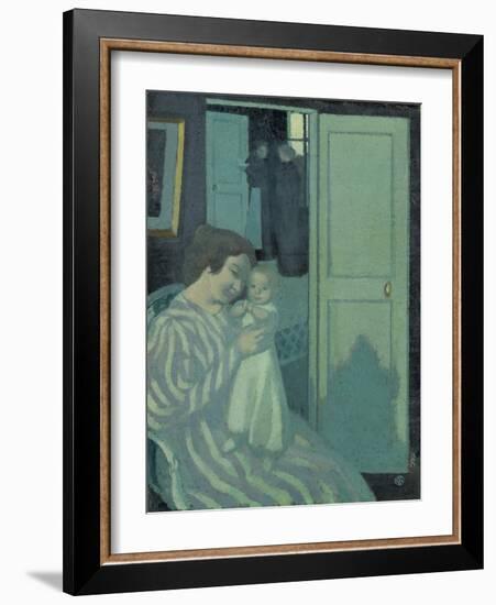 Mother and Child-Maurice Denis-Framed Giclee Print