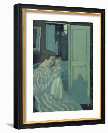 Mother and Child-Maurice Denis-Framed Giclee Print