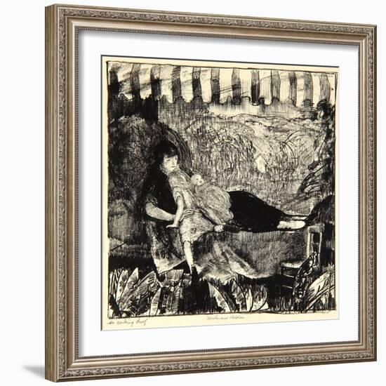 Mother and Children, 1916-George Wesley Bellows-Framed Giclee Print