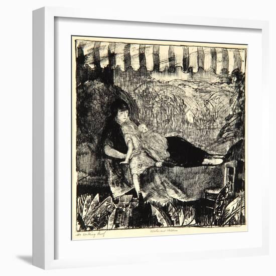 Mother and Children, 1916-George Wesley Bellows-Framed Giclee Print