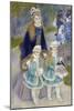 Mother and Children (La Promenade)-Pierre-Auguste Renoir-Mounted Giclee Print