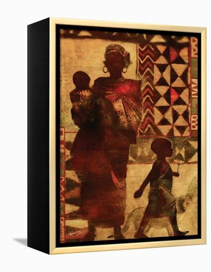 Mother and Children-Eric Yang-Framed Stretched Canvas