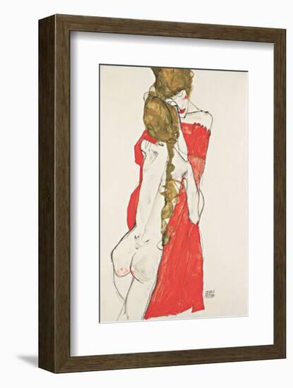 Mother and Daughter-Egon Schiele-Framed Giclee Print
