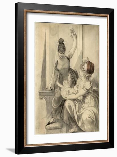 Mother and Her Family in the Country, 1806-1807-Henry Fuseli-Framed Giclee Print