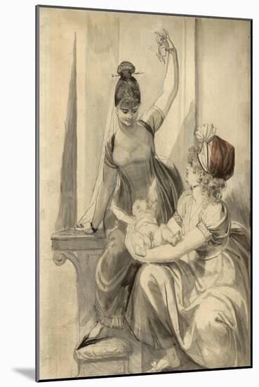 Mother and Her Family in the Country, 1806-1807-Henry Fuseli-Mounted Giclee Print