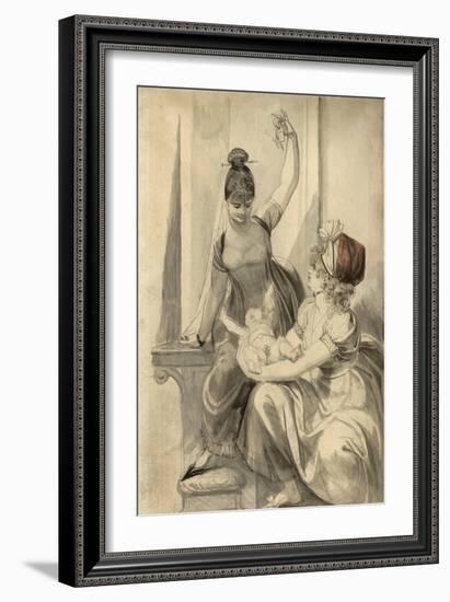 Mother and Her Family in the Country, 1806-1807-Henry Fuseli-Framed Giclee Print