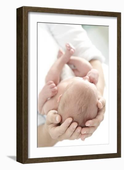 Mother And Newborn Baby Boy-Ruth Jenkinson-Framed Photographic Print