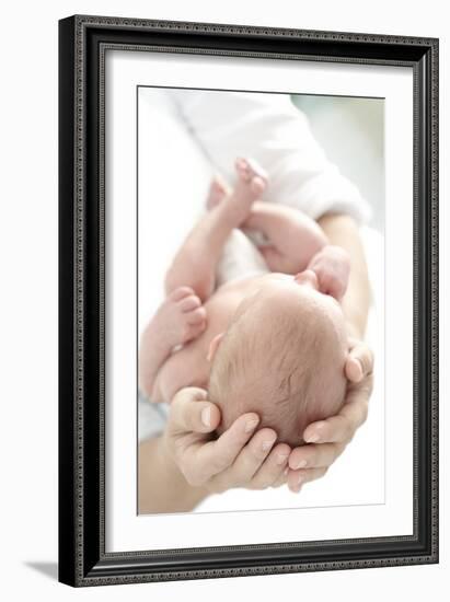 Mother And Newborn Baby Boy-Ruth Jenkinson-Framed Photographic Print